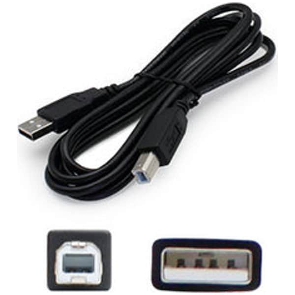 Add-On Addon 3.05M (10.00Ft) Usb 2.0 (A) Male To Usb 2.0 (B) Male Black Cable USBEXTAB10 - main